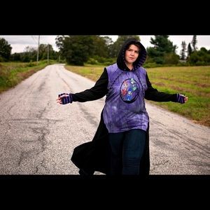 Long Tim Burton inspired Sweatshirt 2XL